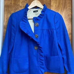 J. Crew 100% wool coat size 6 petite